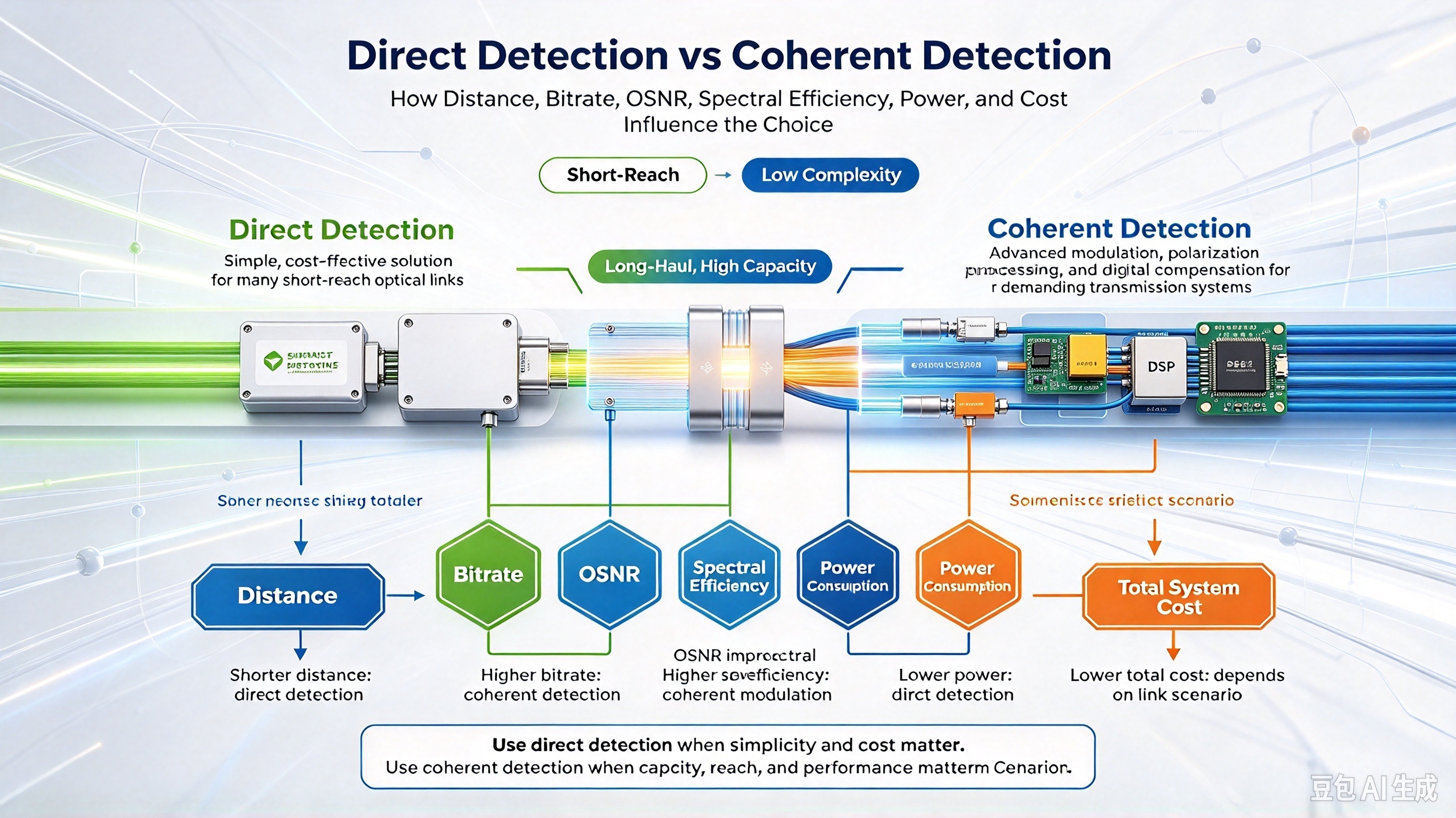 Direct Detection vs. Coherent Detection: Key Differences and Applications